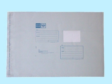 Почтовый полиэтиленовый пакет с логотипом Почты B2 600х675 мм - фото 1 - id-p181597436