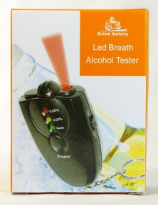 Брелок-алкотестер с фонариком Трезвый водитель - фото 1 - id-p181597451