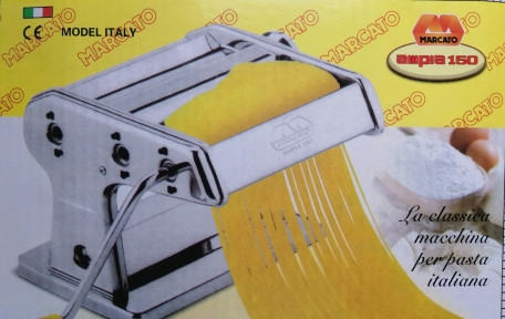 Машинка тестораскаточная Pasta Maker Deluxe для приготовления пасты (лапши) 150мм - фото 1 - id-p181593091