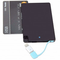 Внешний аккумулятор - кредитка Card Mobile Power Bank 6000 Mah Чёрный
