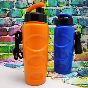 Анатомическая бутылка для воды Healih Fitness с клапаном и регулируемым ремешком, 500 мл. Сито в комплекте - фото 1 - id-p181585773