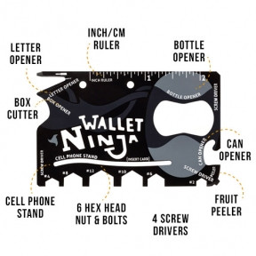 Мультитул Wallet Ninja (в блистере) - фото 1 - id-p181597546