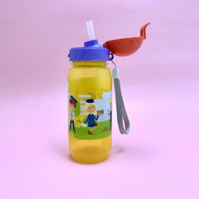 Детская бутылка для воды KIDS BOTTLE с трубочкой, 400 мл - фото 1 - id-p194129592