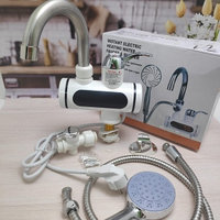 Электрический водяной душ с краном, Проточный водонагреватель-душ Instant Electric Heating Water Faucet