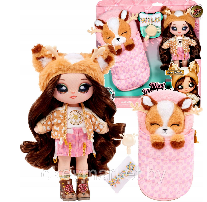 Игровой набор Na Na Na Surprise "Кемпинг" с куклой Myra Woods 579380
