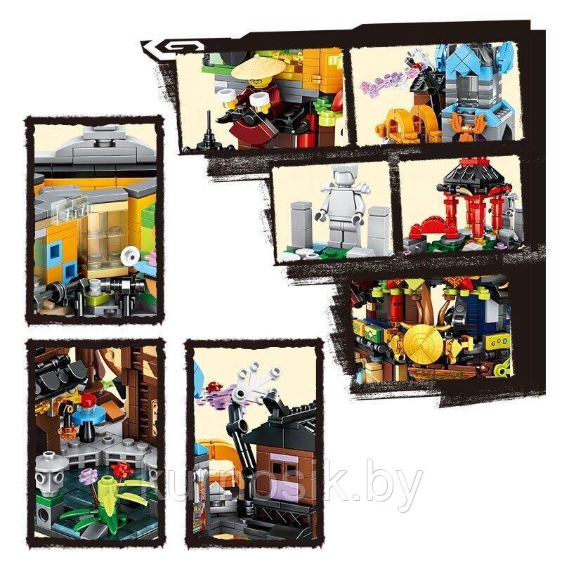 Конструктор Ninjago 76082 Сады Ниндзя Сити, 1661 деталей - фото 5 - id-p196586160