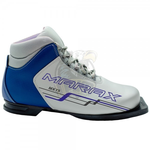 Ботинки лыжные Marax MX-75 NN-75 (арт. MX-75-BL) - фото 1 - id-p196589155