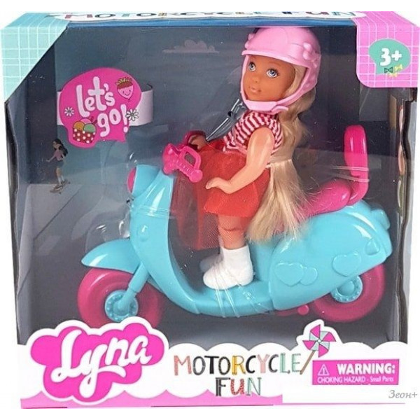 Кукла Lyna Тая на скутере (набор) - фото 1 - id-p196589213