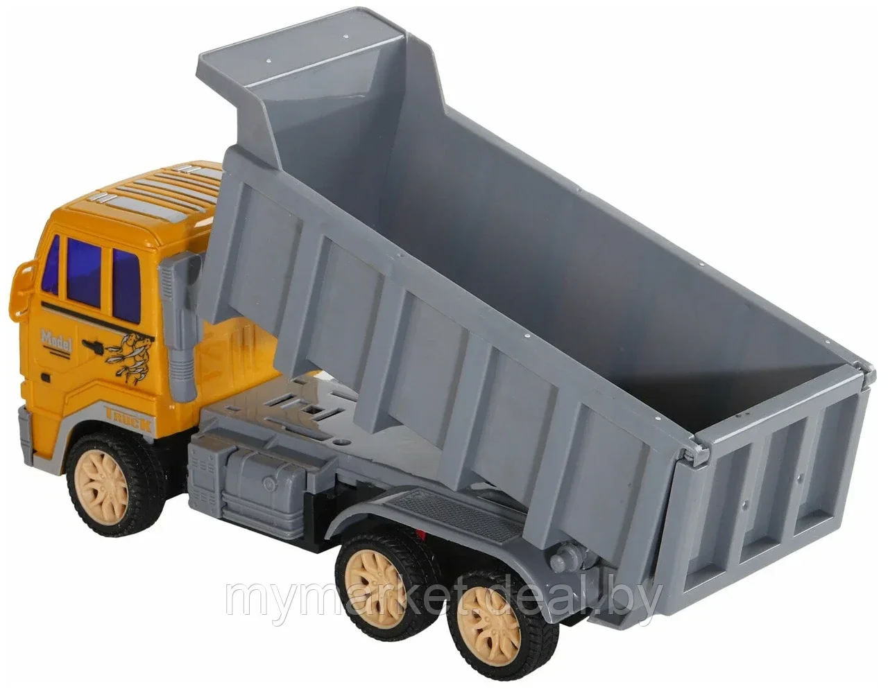 Игрушечный грузови / Машинка на радиоуправлении детская, "Грузовик", 1:30, свет, 4 канала, цвет серый, в/к 32* - фото 5 - id-p196605176