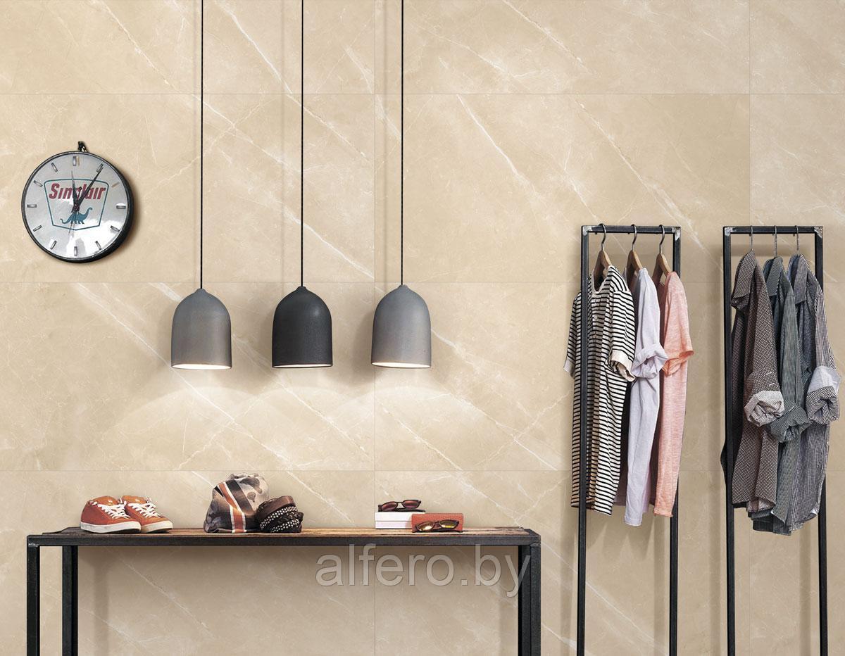 Керамогранит Laparet 60x60 Elegant Armani Crema Polished рект. 54,72 м2 (1к=4)