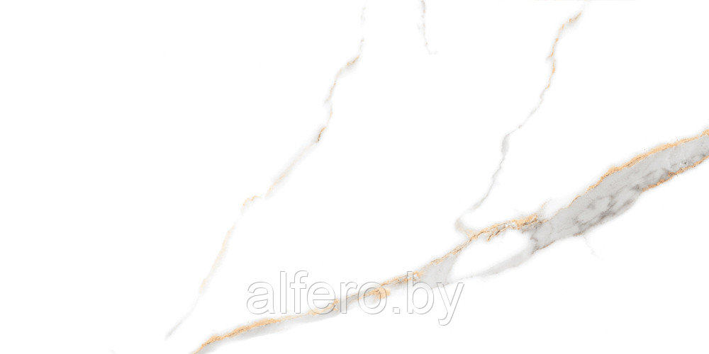 Керамогранит Laparet 60x120 Golden White Statuario Polished рект. 43,2 м2 (1к=2) - фото 1 - id-p196610805