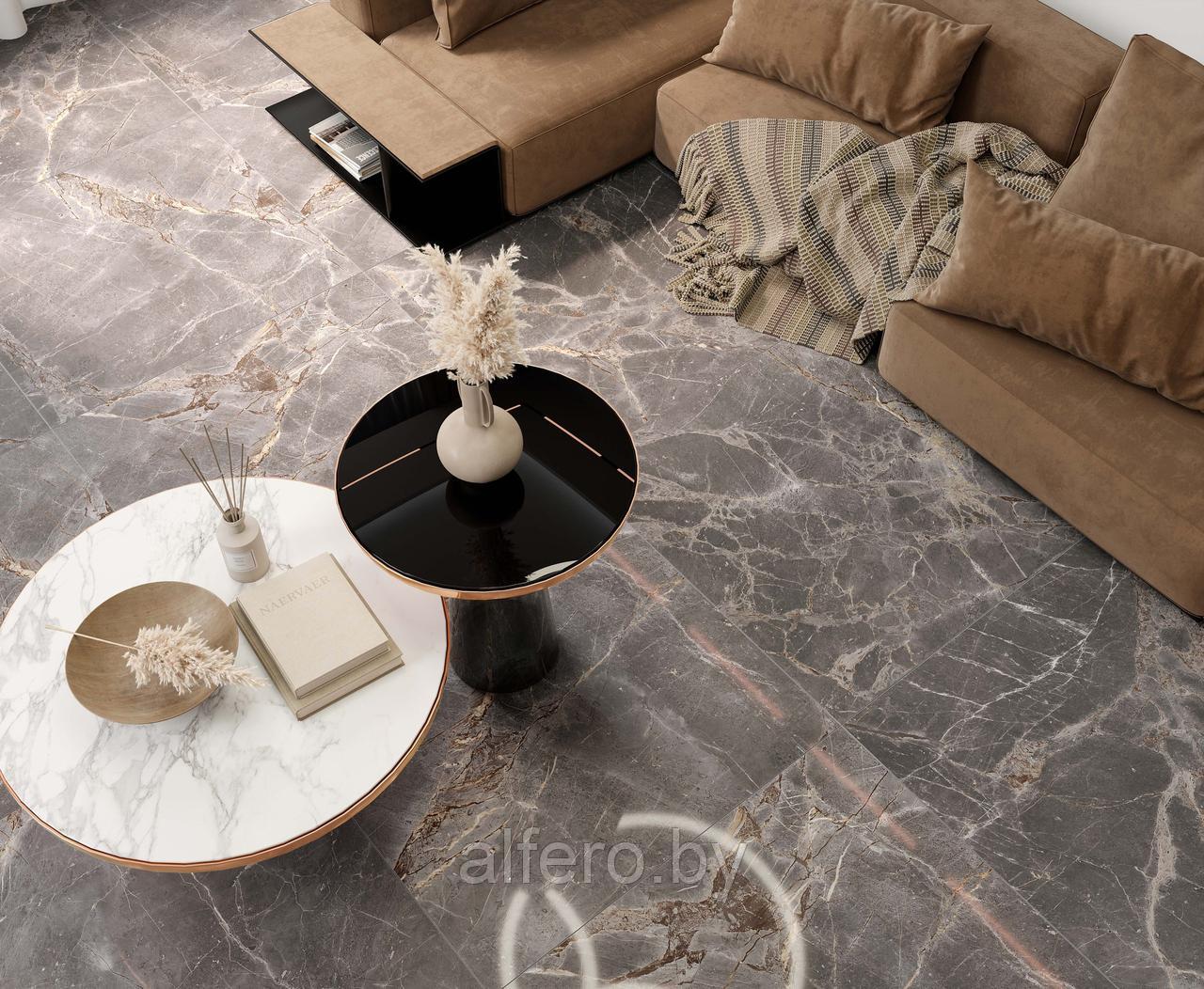 Керамогранит Laparet 80x80 Juliette Grey High Glossy Polished рект. 61,44 м2 (1к=3)