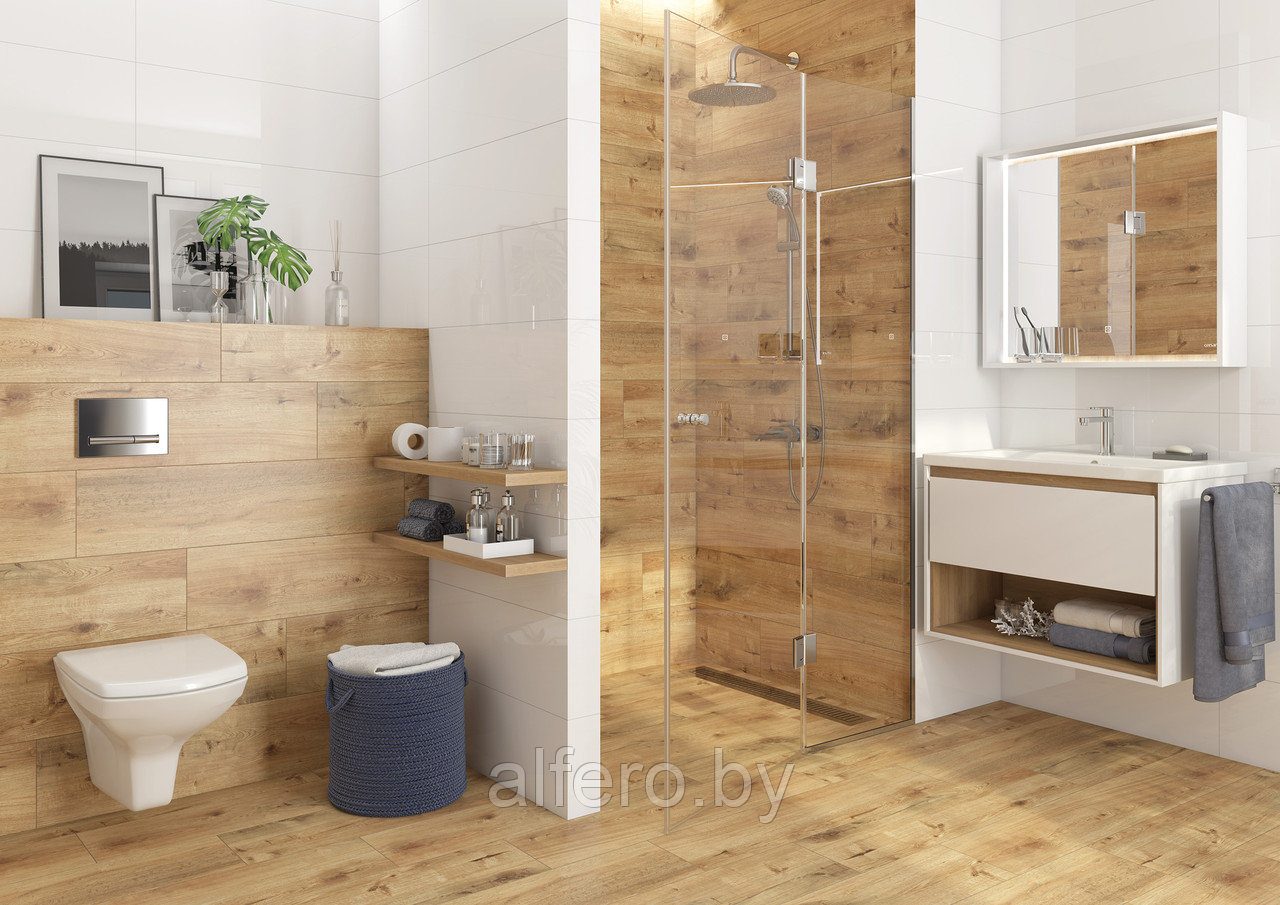 Керамогранит Cersanit Wood Concept Rustic бежевый ректификат 21,8x89,8 0,8 - фото 9 - id-p196610458