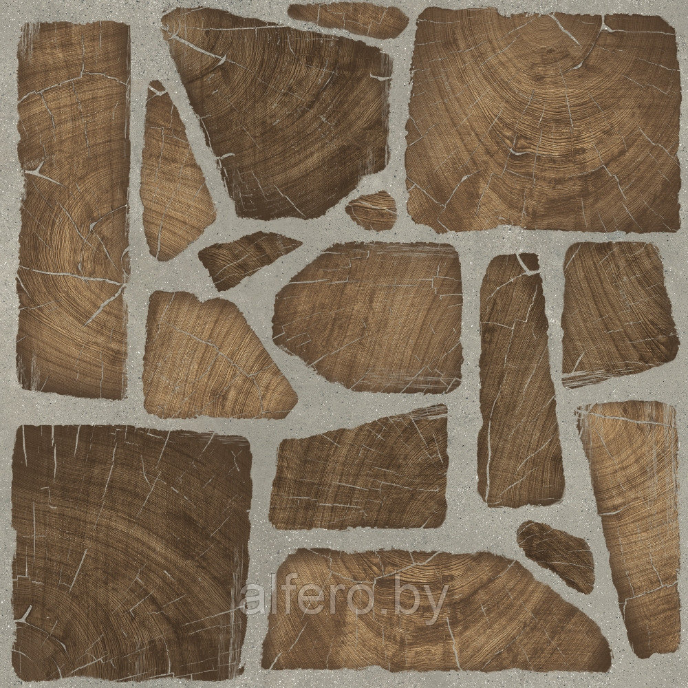 Керамогранит Cersanit Woodland коричневый 42x42 - фото 2 - id-p196610521