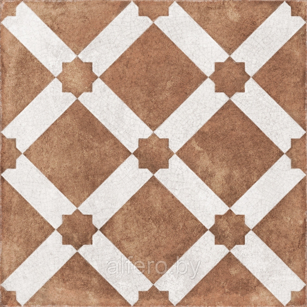 Керамогранит Cersanit Carpet пэчворк многоцветный рельеф 29,8x29,8