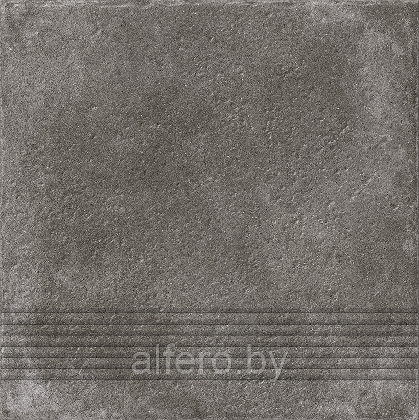 Керамогранит Cersanit Carpet ступень темно-коричневый 29,8x29,8 - фото 1 - id-p196610543