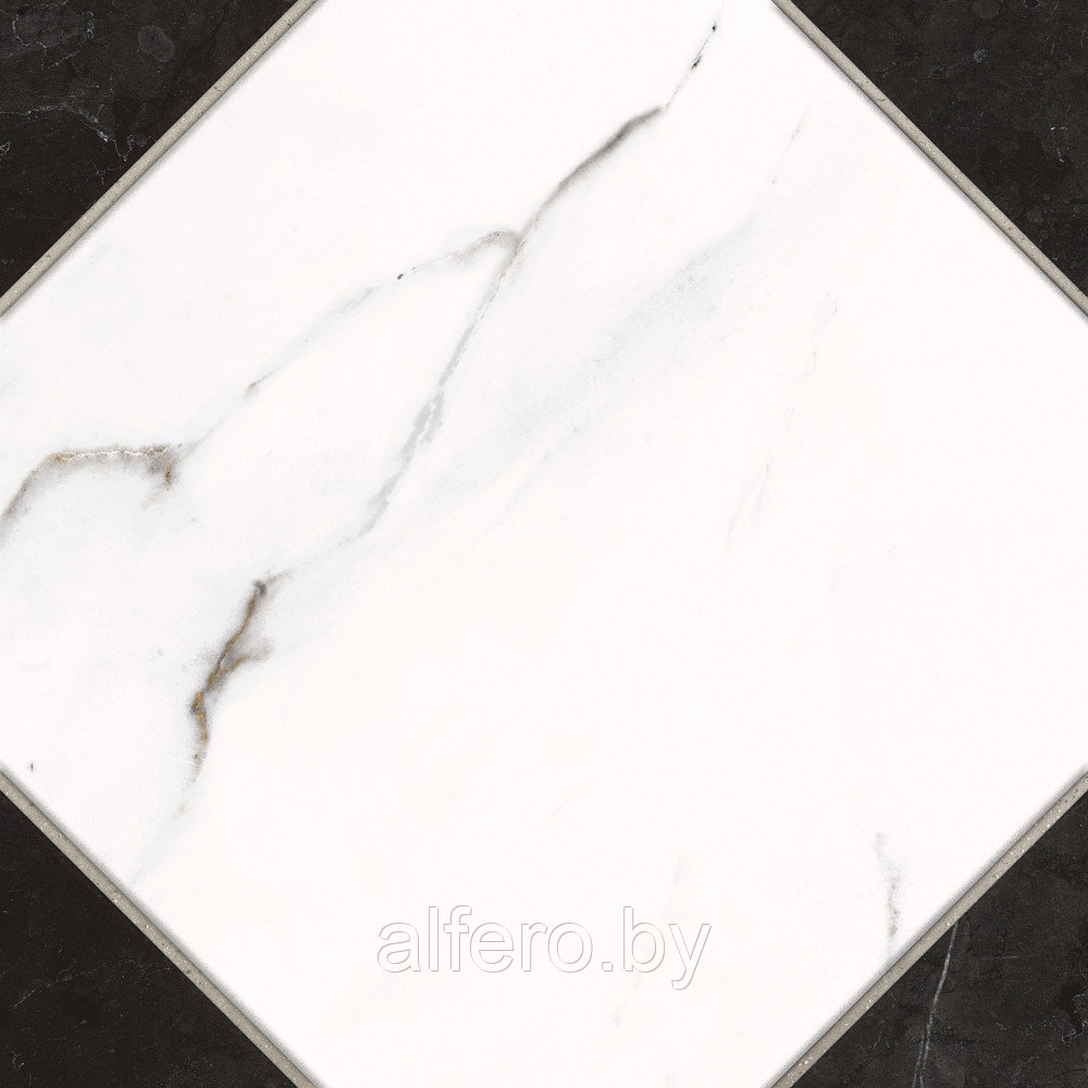 Керамогранит Cersanit Gretta белый рельеф 29,8x29,8 - фото 1 - id-p196610547