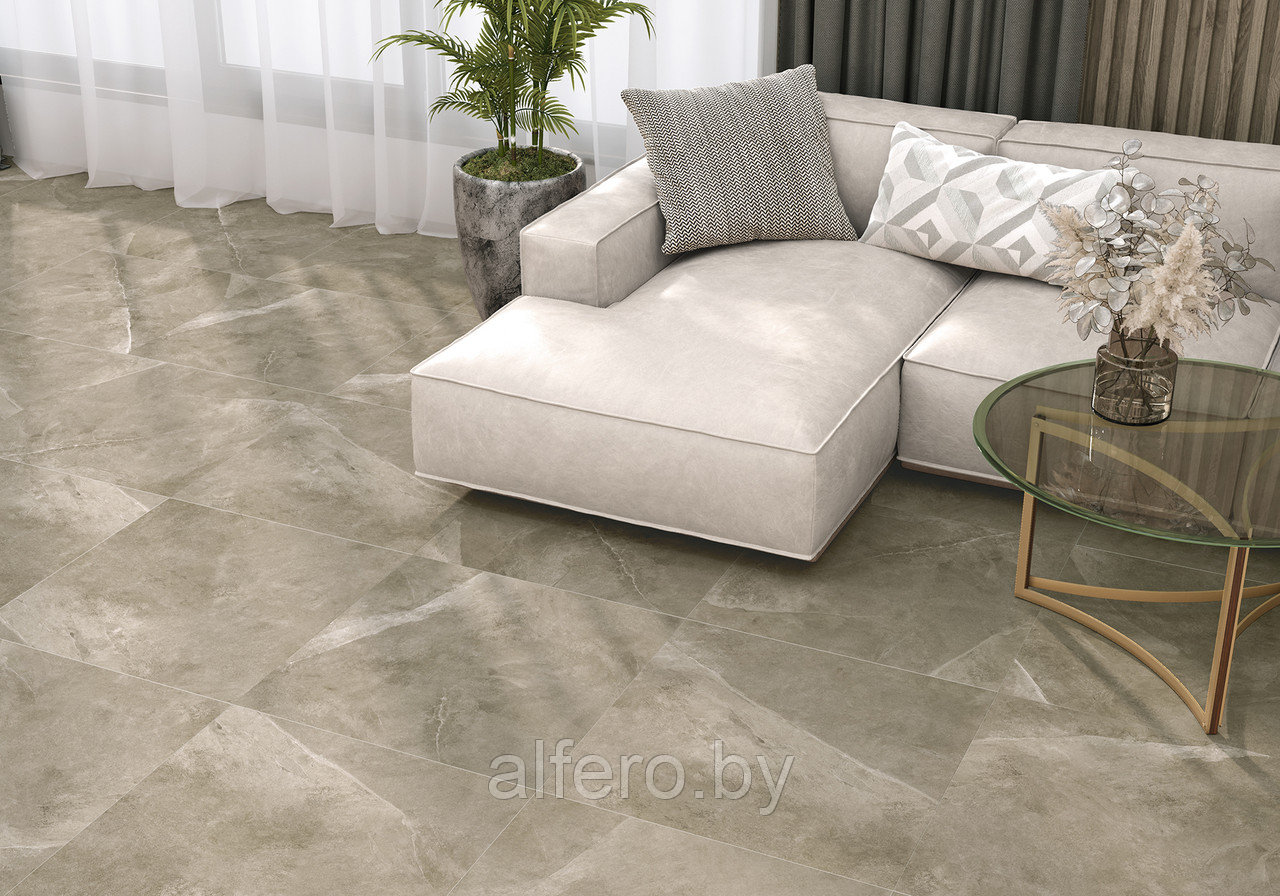 Керамогранит Alma Ceramica Basalto 570*570 (коричневый), GFU57BST40R Sugar-эффект рельеф рект. - фото 1 - id-p196610610