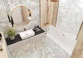 Керамогранит Alma Ceramica Wave 570*570 (бежевый), GFU57WAV04L  лаппатир. рект.