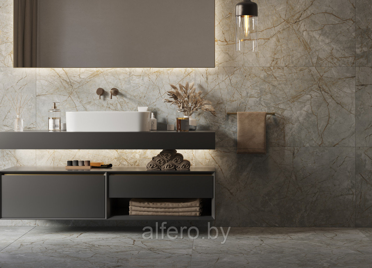 Керамогранит Kerranova Iceberg 600х1200х11 K-2003 LR 600х1200х11 S1 серый