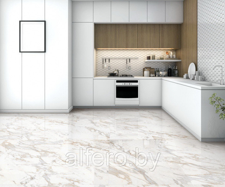 Керамогранит Laparet 60x60 Calacatta Roma Polished рект. 54,72 м2 (1к=4) - фото 3 - id-p196610782