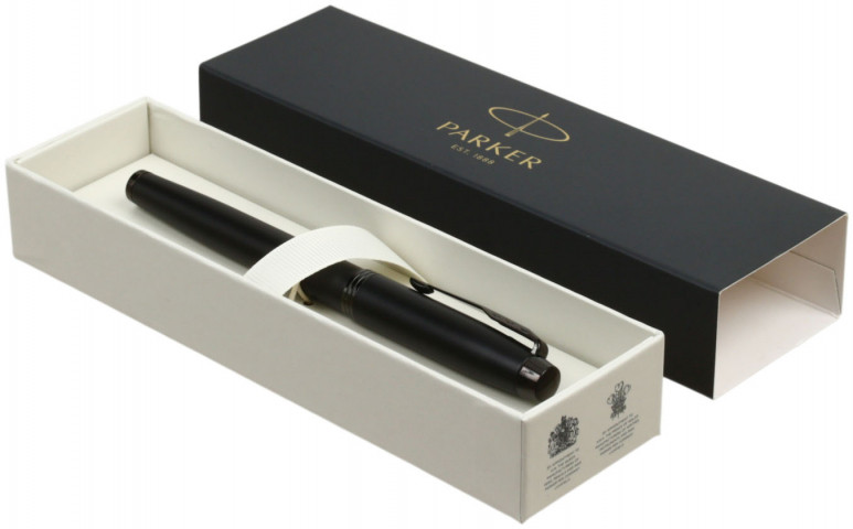 Ручка подарочная перьевая Parker IM Achromatic Black корпус черный - фото 3 - id-p196612100