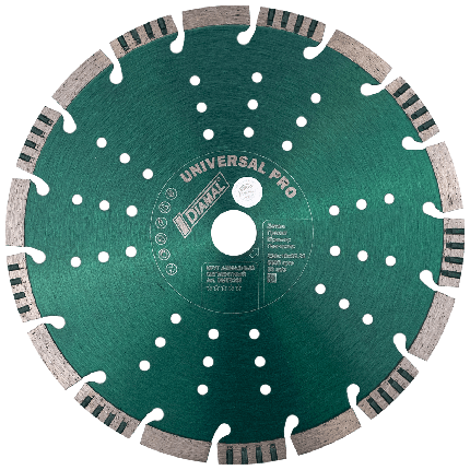 Круг алмазный отрезной сегментный "DIAMAL" 230х10х22.23мм, арт. DMTS230, фото 2