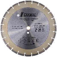 Круг алмазный отрезной сегментный "DIAMAL" 350х10х 25,4мм, арт. DMS350