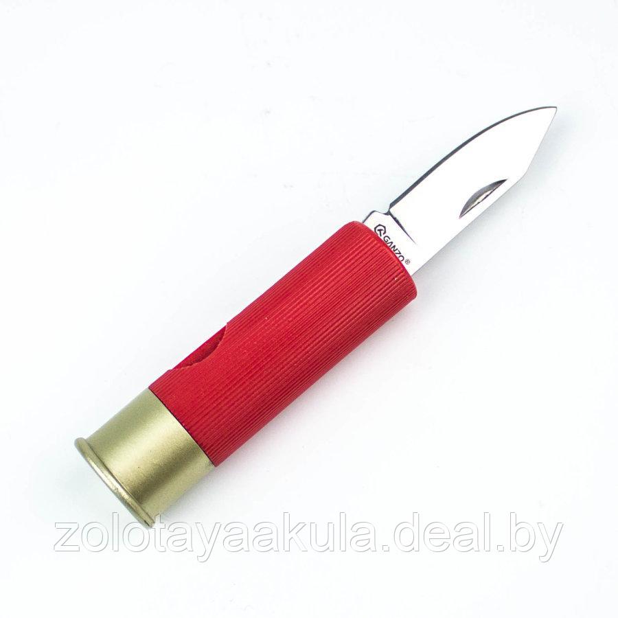 Нож GANZO Red складной туристический, красный