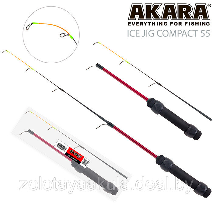 Удочка зимняя Akara Ice Jig Compact 2 колена 14гр 55см - фото 1 - id-p196616894