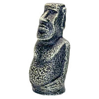 Декорация из светлой керамики Моаи малый, 5,5*12см