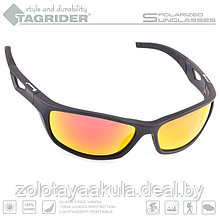 Tagrider Очки поляризационные Tagrider в чехле NG21-45 Gold Red Mirror