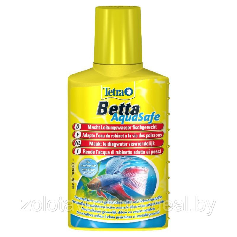 Tetra Betta Aqua Safe 100мл Кондиционер для бойцовых рыб - фото 1 - id-p196620196