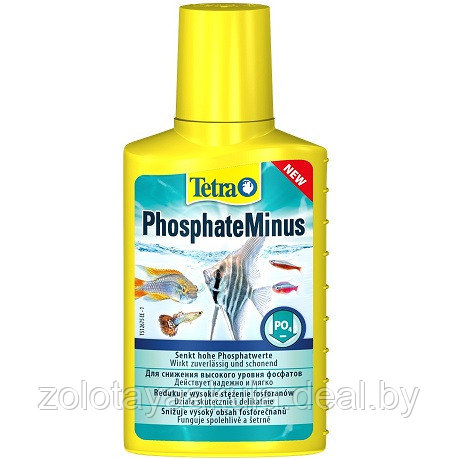 Tetra Phosphate Minus 100мл Кондиционер для понижения уровня фосфатов (PO4) в аквариуме - фото 1 - id-p196620203