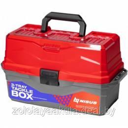 Ящик Tackle Box Nisus для снастей трехполочный, красный - фото 1 - id-p196623395