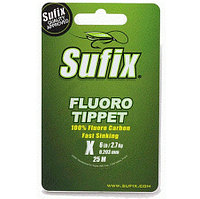 Леска флюорокарбоновая Sufix Fluoro Tippet Clear 25м 0,245мм