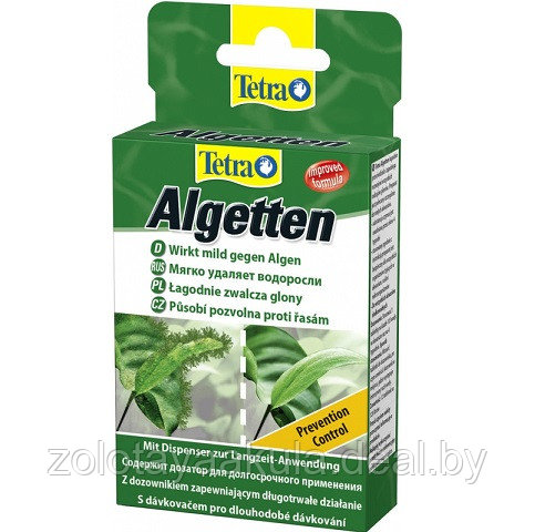 Tetra Algetten для мягкого удаления всех типов водорослей, 12 таб - фото 1 - id-p196620362