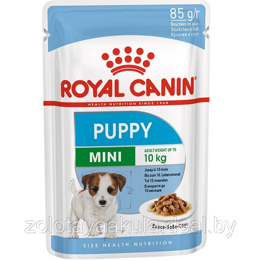 85гр Влажный корм ROYAL CANIN Mini Puppy для щенков мелких пород, в соусе (пауч)