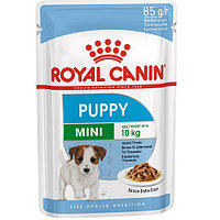 Корм ROYAL CANIN Mini Puppy 85гр кусочки в соусе для щенков мелких пород