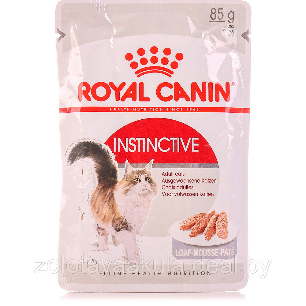 85гр Влажный корм ROYAL CANIN Instinctive Loaf для взрослых кошек, паштет (пауч) - фото 1 - id-p196623472