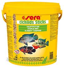 Корм в развес SERA Cichlids Sticks, Для  всех цихлид и других крупных рыб, 1кг