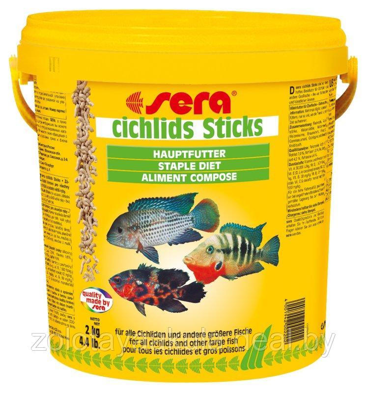 Корм в развес SERA Cichlids Sticks, Для всех цихлид и других крупных рыб, 1кг - фото 1 - id-p196619372