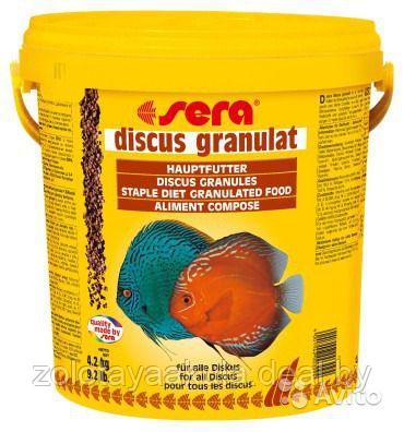 Корм в развес SERA Discus Granulat Корм для аквариумных рыб, 1кг - фото 1 - id-p196619373