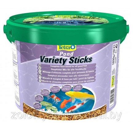 Корм в развес TETRA Variety Sticks 3 вида гранул для больших и прудовых рыб, 1кг