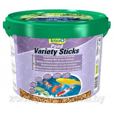 Корм в развес TETRA Variety Sticks 3 вида гранул для больших и прудовых рыб, 1кг - фото 1 - id-p196619384