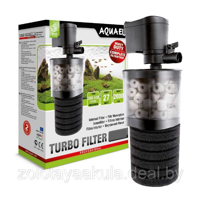 Фильтр AQUAEL Turbo Filter 1500 внутренний для аквариума до 250-350л - фото 1 - id-p196620401