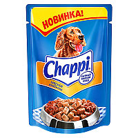 Корм CHAPPI для взрослых собак Мясное изобилие, 85гр