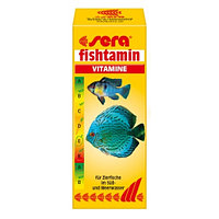 SERA Fishtamin 15 ml, витаминная добавка для рыб