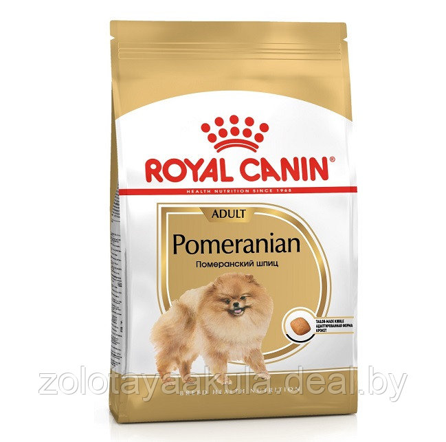 Корм ROYAL CANIN Pomeranian Adult 500гр для собак породы померанский шпиц - фото 1 - id-p196619436
