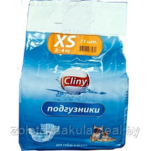 Подгузники Cliny для собак и кошек 2-4кг размер XS 1шт